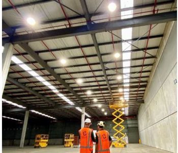 Warehouse Lighting Upgrade, design and installation